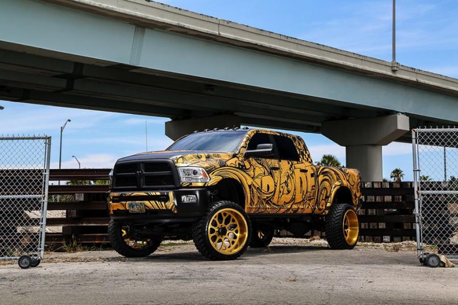 Dodge Ram 2500 Mega Cab Laramie by Spades Kreations 2016 года выпуска